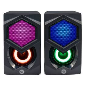 Reproduktory GoGEN RGB černá barva
