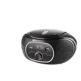 Radiopřijímač s CD JVC RD-E221B černá barva
