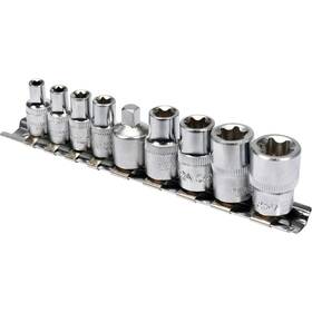 Sada hlavic YATO 1/4", 3/8"  TORX E5-E16 (9 ks) 

