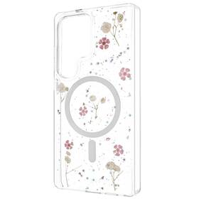 Kryt na mobil FIXED MagBloom s podporou MagSafe na Samsung Galaxy S25 Ultra průhledný

