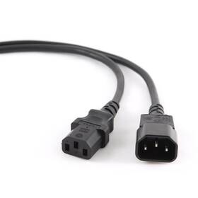 Kabel Gembird PC zdroj, 1,8m, prodlužovací černý

