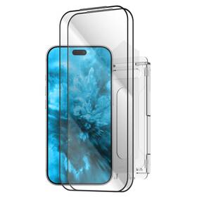 Tvrzené sklo FIXED Full-Cover s anti-dust aplikátorem na Apple iPhone  17 Pro Max/18 Pro Max (2 ks) 

