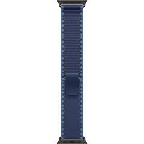Řemínek Apple 49mm modrý/jasně modrý trailový tah – S/M – černý titan 

