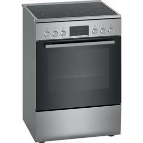 Sklokeramický sporák Bosch HKR39C250 nerez
