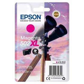 Inkoustová náplň Epson 502XL, 470 stran purpurová

