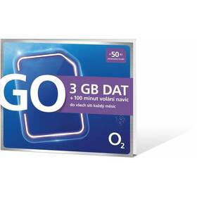 SIM karta O2 GO 3 GB (8595106661290) | DATART