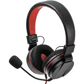Headset SnakeByte HEAD:SET S (Nintendo Switch) černý/červený

