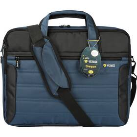 Brašna na notebook YENKEE YBN 1531 Oregon na 15,6" černá/modrá

