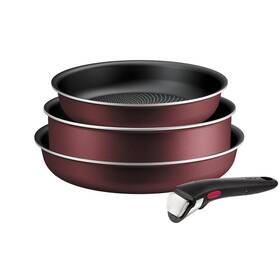 Sada nádobí Tefal L7249302, 4 ks vínová

