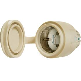 Chytrá zásuvka Shelly Plug S MTR Gen3 IP44 12A smart outdoor béžová

