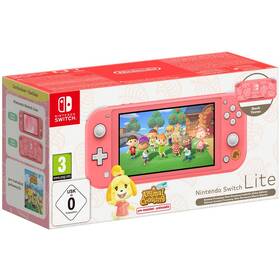 Herní konzole Nintendo Switch Lite Coral + ACNH bundle (NSH131)