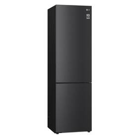 Chladnička s mrazničkou LG GBP62MCNAC černá barva
