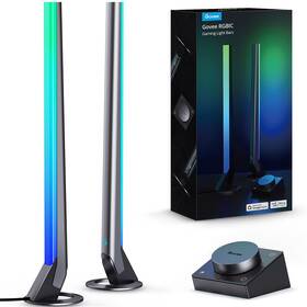 LED světlo Govee Smart Gaming Wi-Fi LED Panely + Smart Dual ovladač černá barva
