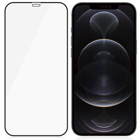Tvrzené sklo PanzerGlass Edge-to-Edge Antibacterial na Apple iPhone 12/12 Pro černé


