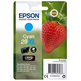 Inkoustová náplň Epson 29XL, 450 stran azurová

