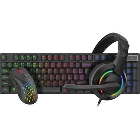 Herní set YENKEE Hellfire 4v1 černý

