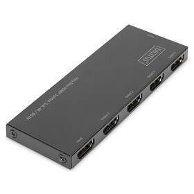 HDMI rozbočovač Digitus Ultra Slim HDMI splitter, 1x4, 4K / 60 Hz 

