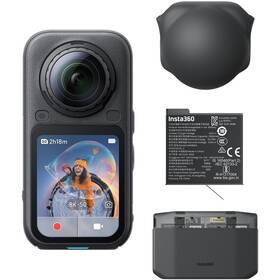 Outdoorová kamera Insta360 X6 Essentials Bundle černá

