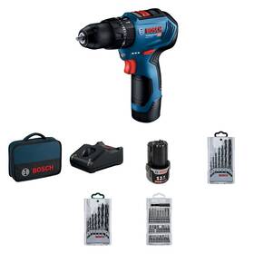 Aku vrtačka Bosch Professional GSB12V-30+2x2.0+case 0.601.9G9.101 (s baterií) 

