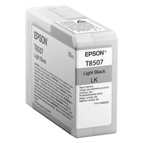 Inkoustová náplň Epson T8507, 80 ml - světle černá 

