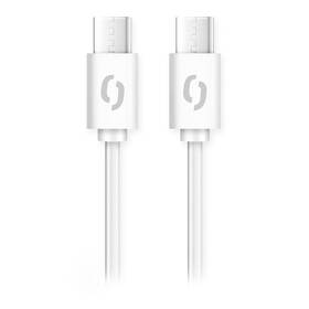 Kabel Aligator Power 65W, USB-C/USB-C, 3A, 1,5m bílý

