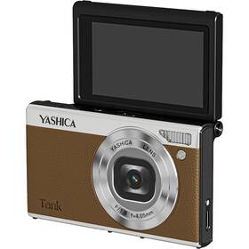 Digitální fotoaparát Yashica Tank hnědý

