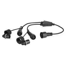Rozbočovač EMOS DIVIDER, IP44, (0,4m) černý

