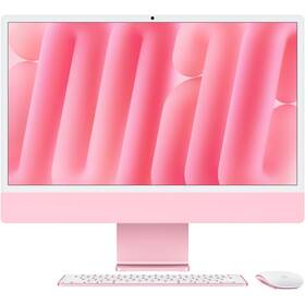 Počítač All In One Apple 24" M6 12×CPU 12×GPU, 24 GB, 512 GB - růžový CZ 

