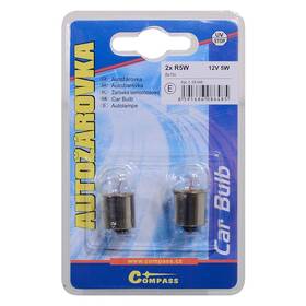 Autožárovka Compass 08648 12V R5W 5W Ba15s (2 ks) 

