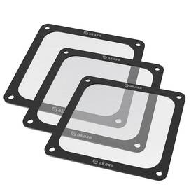 Prachový filtr AKASA 120mm Strong Magnetic PC Fan Filter (3-pack) 

