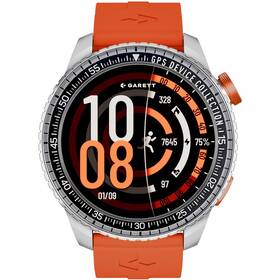 Chytré hodinky Garett Compass GPS stříbrné

