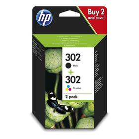 Inkoustová náplň HP 302, 165/190 stran vícebarevná

