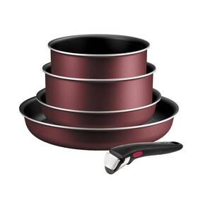 Sada nádobí Tefal L7249602, 5 ks vínová

