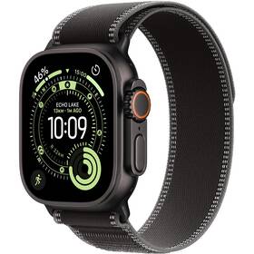 Chytré hodinky Apple GPS + Cellular 49mm černý titan - černý / uhlový trailový tah - S/M 


