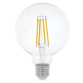 Žárovka LED Tesla Lightning filament GLOBE, E27, 9W, teplá bílá 

