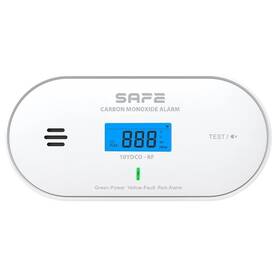 Detektor oxidu uhelnatého Safe 10YDCO-RF (CO) FireSafe bílý

