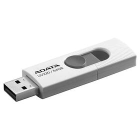 USB Flash ADATA Dash Drive UV220 64GB šedý/bílý

