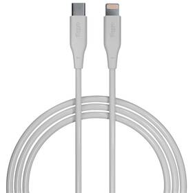 Kabel Allity AUC-02, 27W, USB-C/Lightning, 1m bílý

