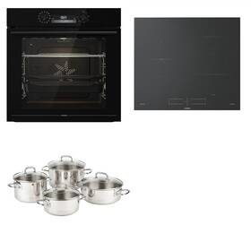 Set výrobků Mora VTPS 555 DB + VDIMS 67H C + nádobí černý

