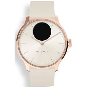 Chytré hodinky Withings Scanwatch Light 37 mm béžová barva
