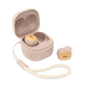 Sluchátka Marley Smile Jamaica Mini, TWS béžová barva
