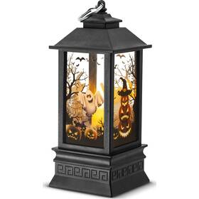 LED dekorace RETLUX RHW 009 lucerna dýně, 1 LED, teplá bílá, 3x AAA 

