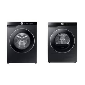 Set výrobků Samsung WW90DG6U25LBU4 + DV90DG6845LBU4 černá barva
