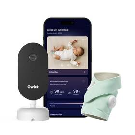 Sada kamery a chytré ponožky Owlet Dream Duo - Mint zelená

