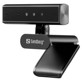 Webkamera Sandberg Face-ID Mini Pro 2K s Windows Hello černá

