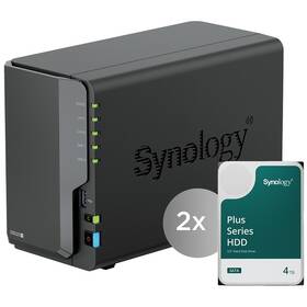Datové úložiště (NAS) Synology DS225+ včetně 2ks HDD 4TB černé

