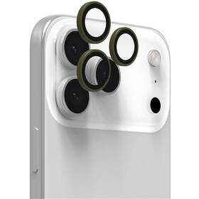 Ochranné sklo čočky fotoaparátu ZAGG InvisibleShield Premium GL (CameraRings) na Apple iPhone 17 Pro/17 Pro Max/16 Pro/16 Pro Max/15 Pro/15 Pro Max zelené

