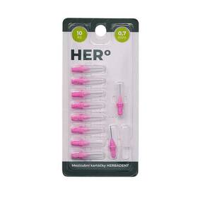 Mezizubní kartáčky HERBADENT HERo Electra - 0,7 mm růžový

