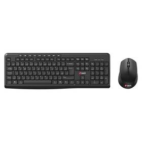 Klávesnice s myší C-Tech WLKMC-04, CZ/SK černá


