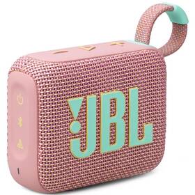 Přenosný reproduktor JBL GO 4 růžová barva
